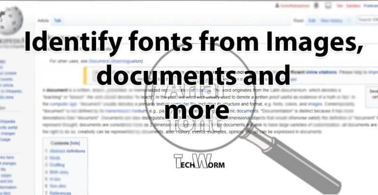 find font in images