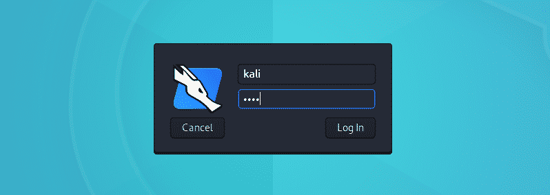 Kali login