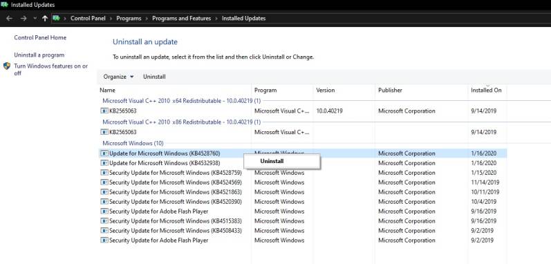 Windows 10 KB4532693 KB4524244 Update Causing Trouble Easy Fixes - 73