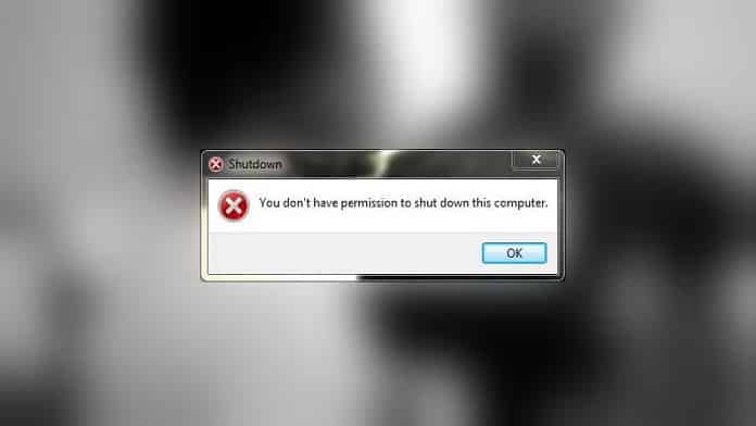 windows 7 shut down bug