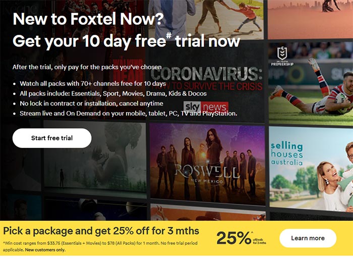 Foxtel NOw App