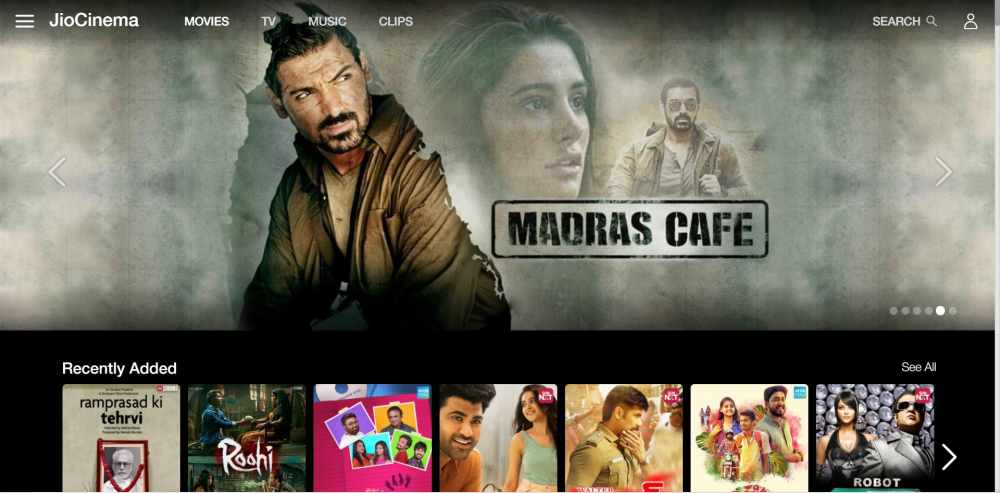 JioCinema Watch Hindi movies online