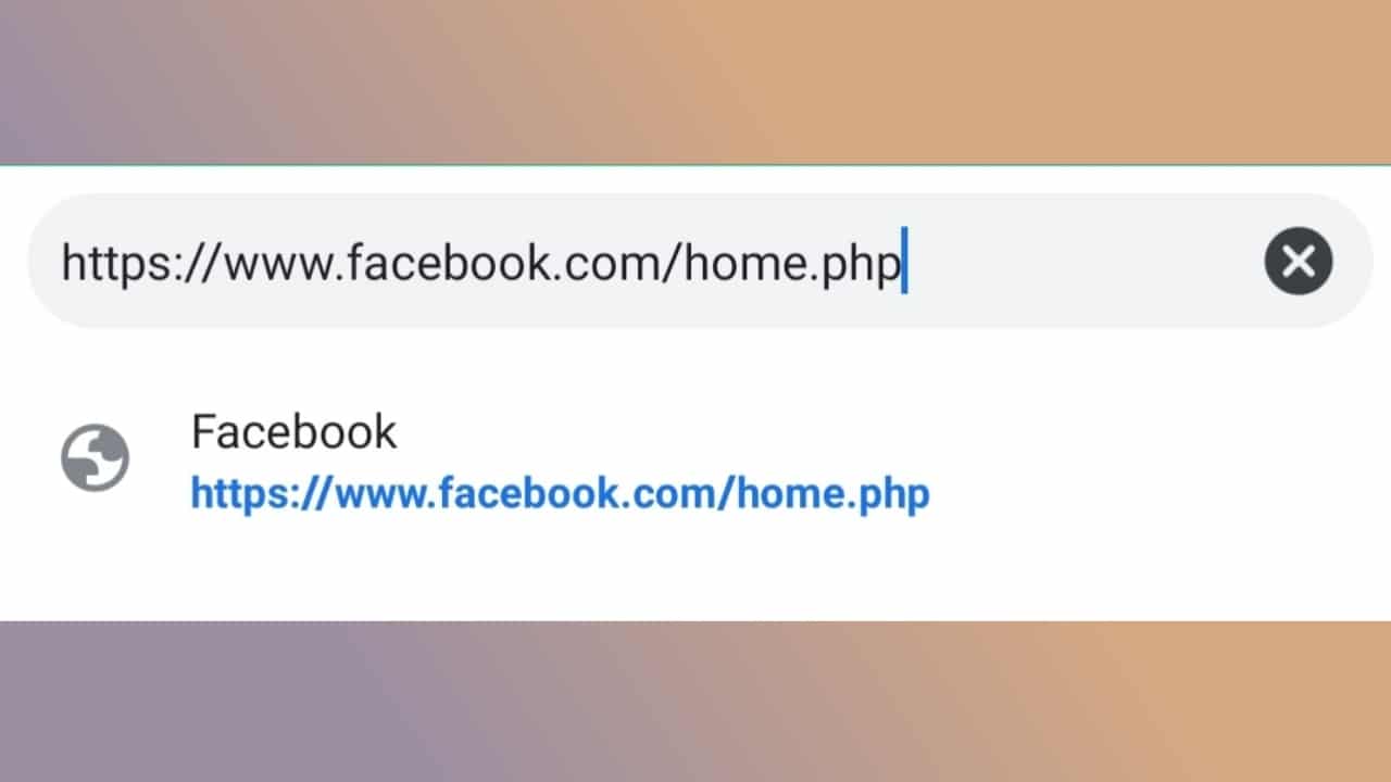 Facebook web browser version