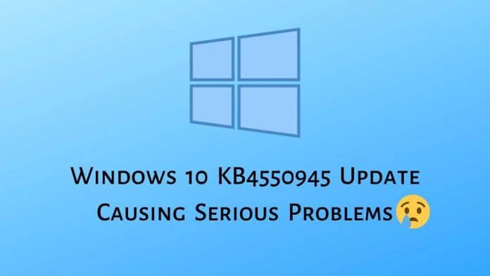 Windows 10 KB4550945 Update