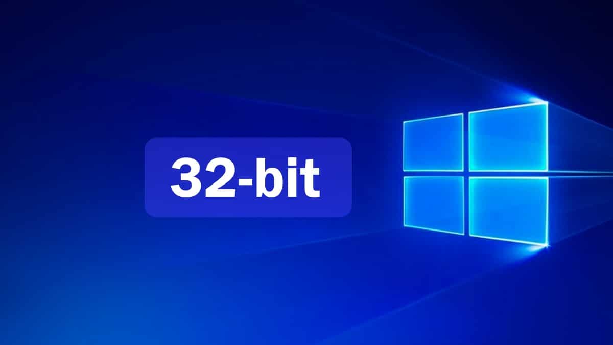 32 bit windows