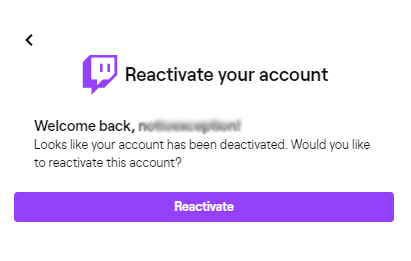 Delete Twitch Account