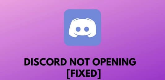 discord not opening