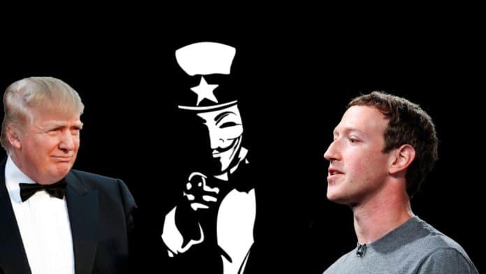 Anonymous and zuckerberg