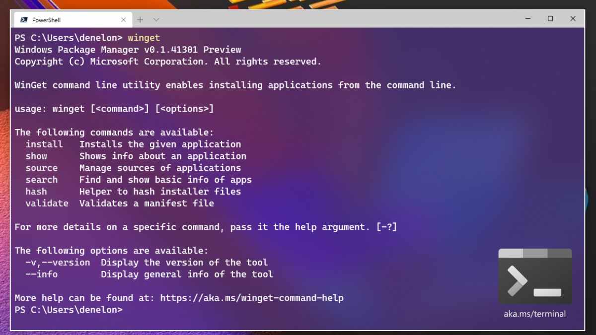 Microsoft Credits AppGet Creator para Windows Gerenciador de pacotes