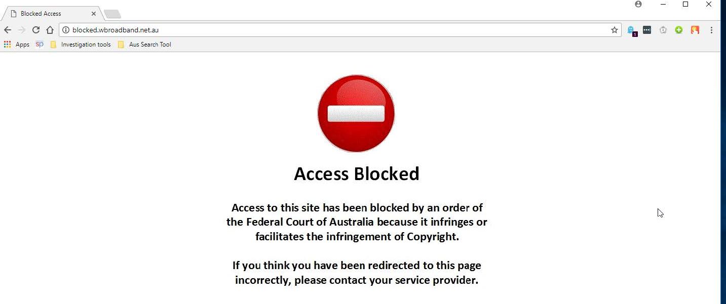 blocked access