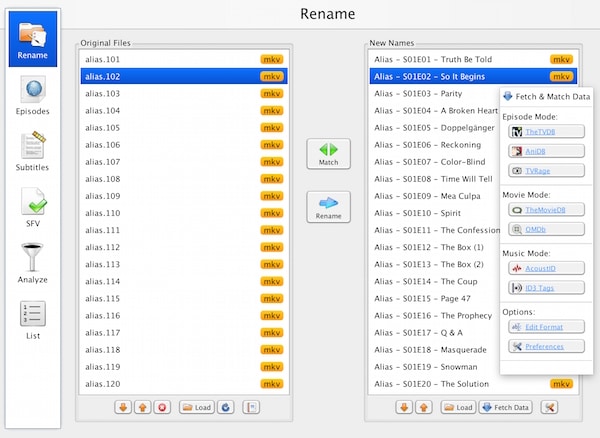 Filebot plex plugin