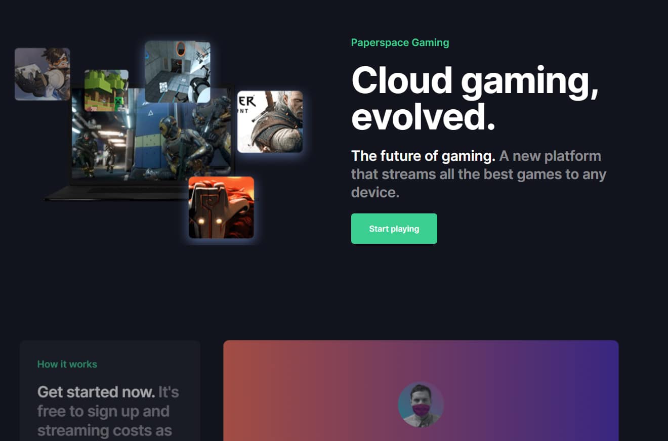 Paperspace Cloud Gaming Service