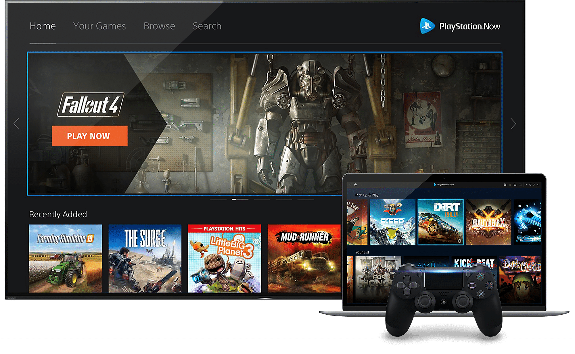 how to download games on playstation now