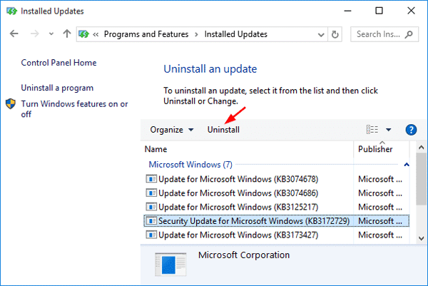 uninstall-windows-updates