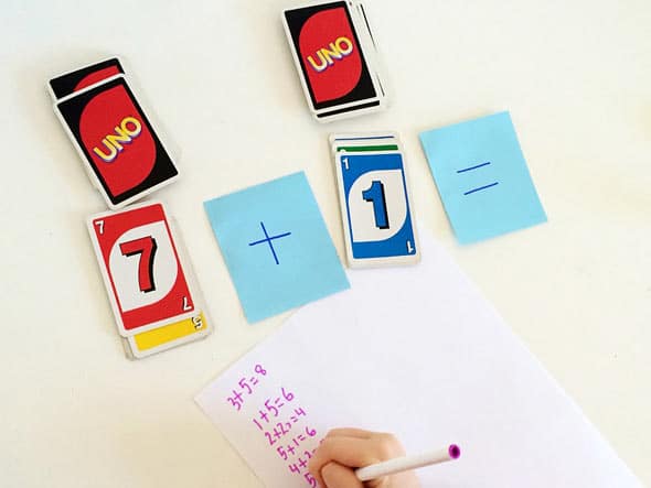 Uno Math Game