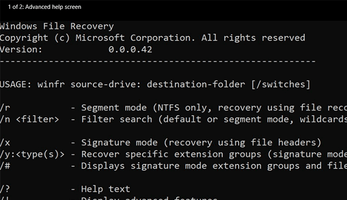 Windows File Recovery App