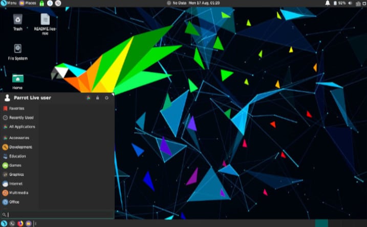 PARROT xfce EDITION