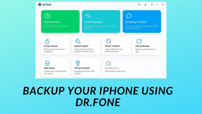 dr fone iphone backup