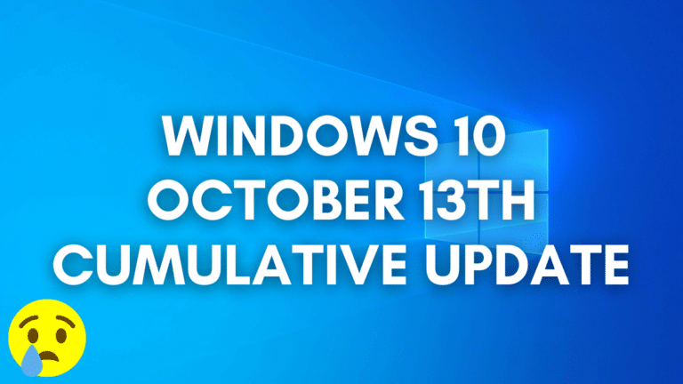 Windows 10 October Update Is Breaking Some PCs [ How To Fix? ]