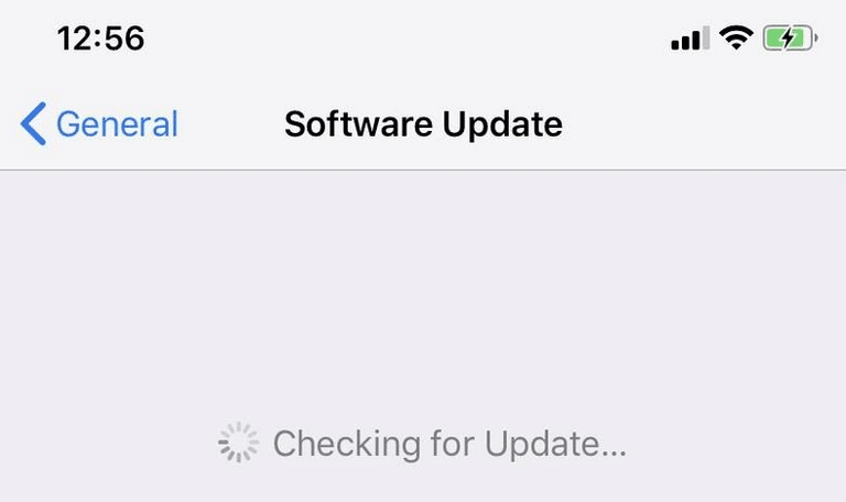 iPhone software update