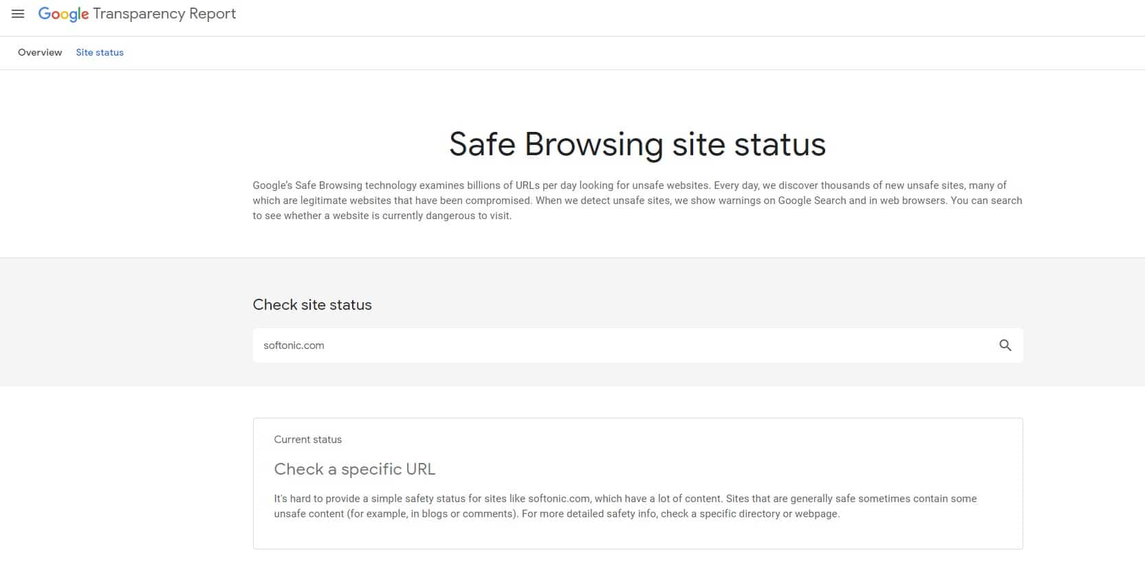 Google Safe Browsing