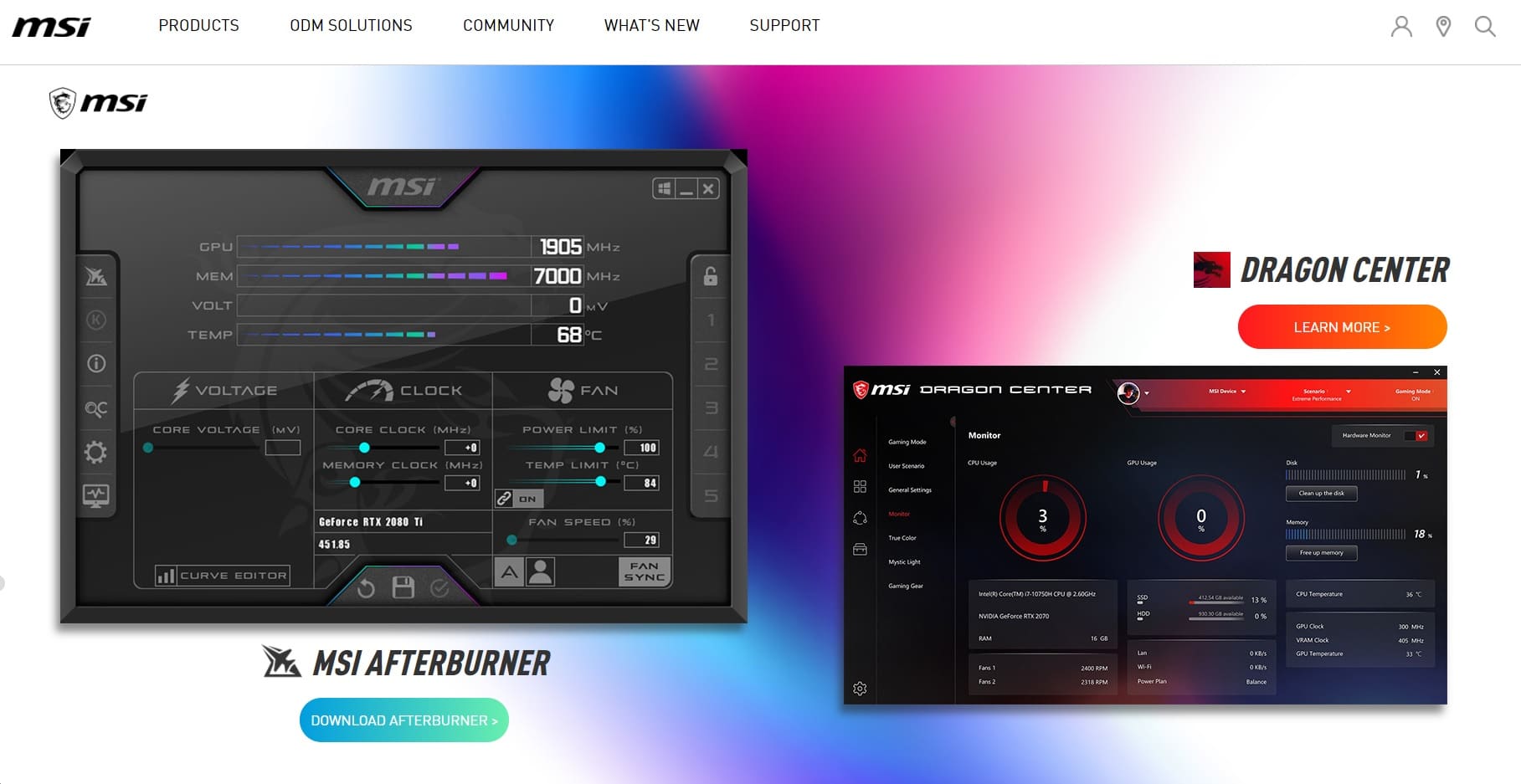 Monitoring Your GPU With MSI Afterburner – MSI Afterburner