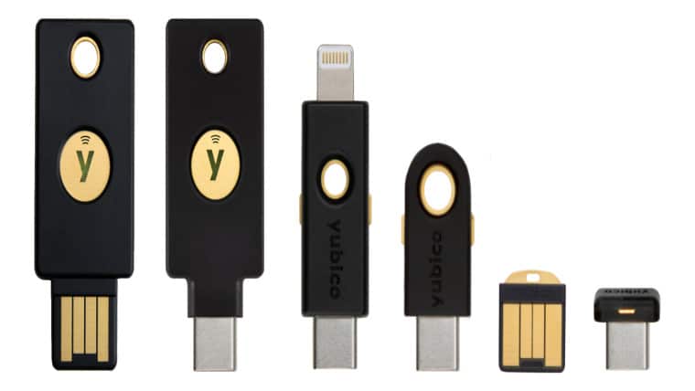 yubico hardware security key