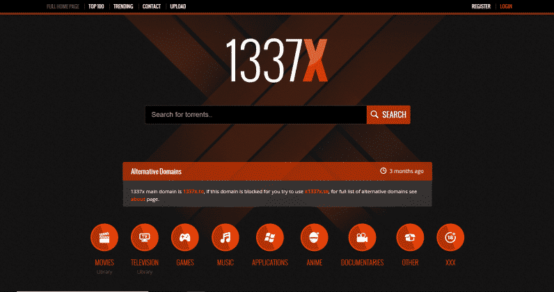 1337x best movie torrent site