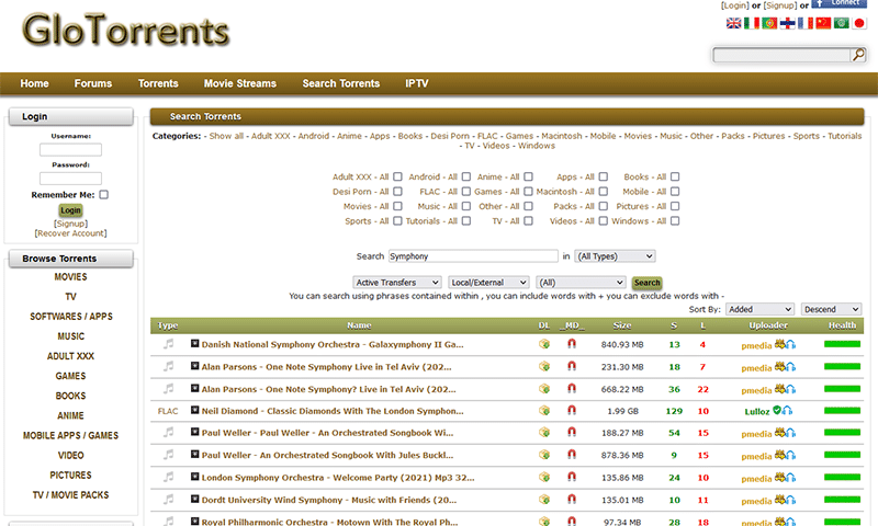 Sitios de torrent de películas