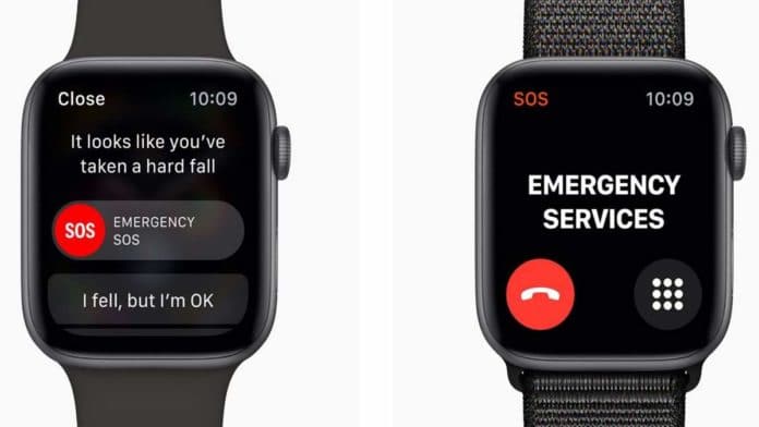Apple Watch fall detect