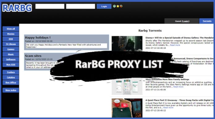 rarbg proxy list