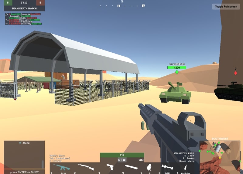 What makes the perfect browser-based online shooter?