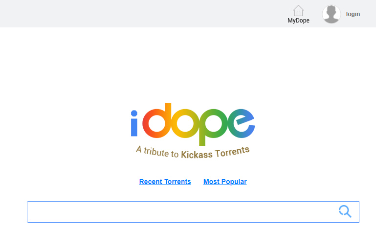 iDope - torrent search engine