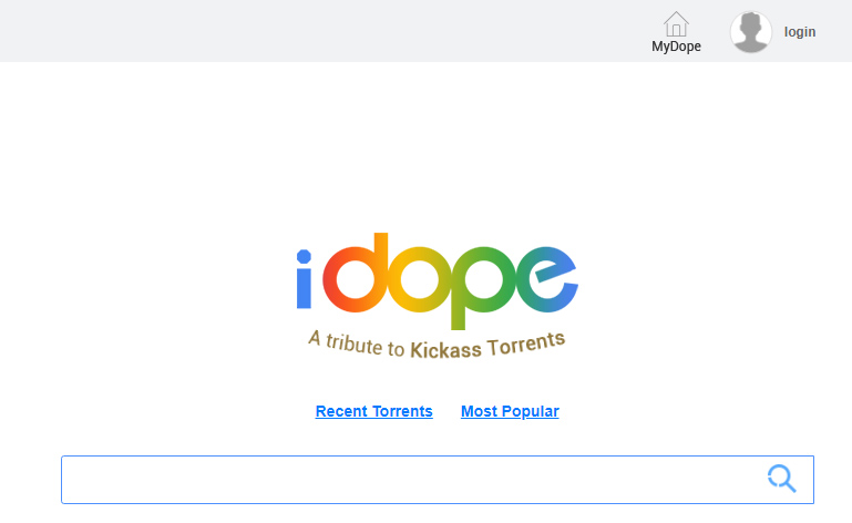 IDOPE - Moteur de recherche torrent