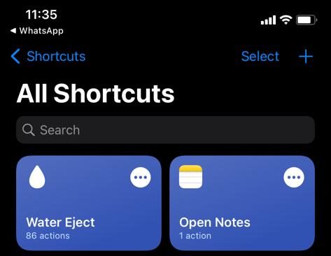 iPhone Water Eject Shortcut 2