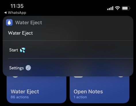 iPhone Water Eject Shortcut 3