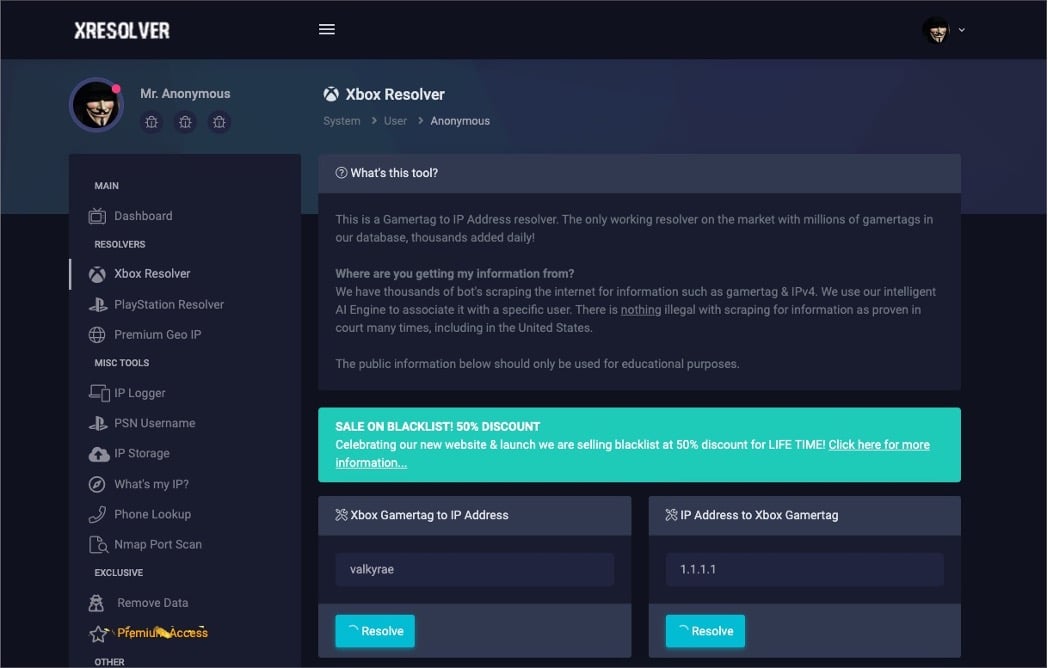How to Use Xbox Resolver: Find IP Address of Xbox Live Gamertag blog -  xboxresolver - Mod DB