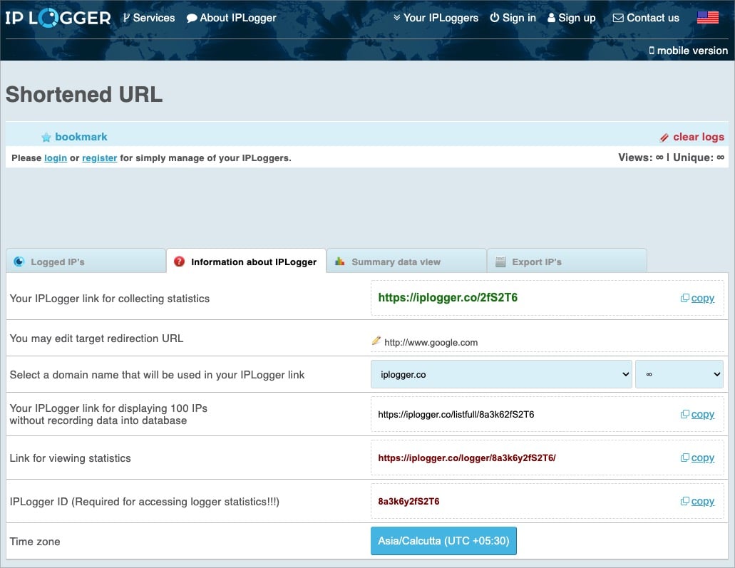 IP-Grabber.com · IP Logger · IPv4 & Telecom Tools 