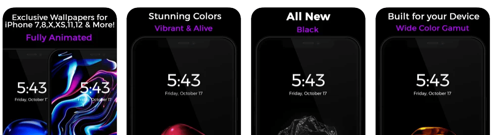 Black Lite – Live Wallpapers