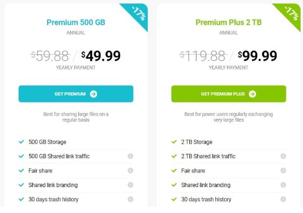 pCloud Pricing