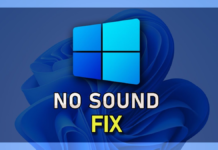 Fix no sound on Windows 11