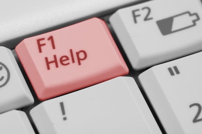 F1 Key on keyboard