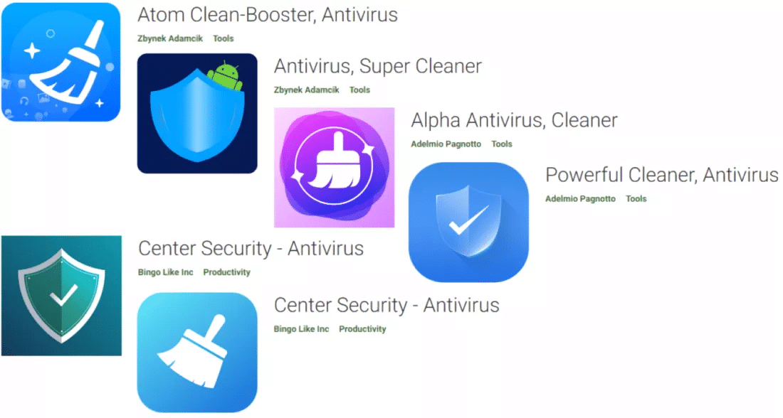 malware infested antivirus apps