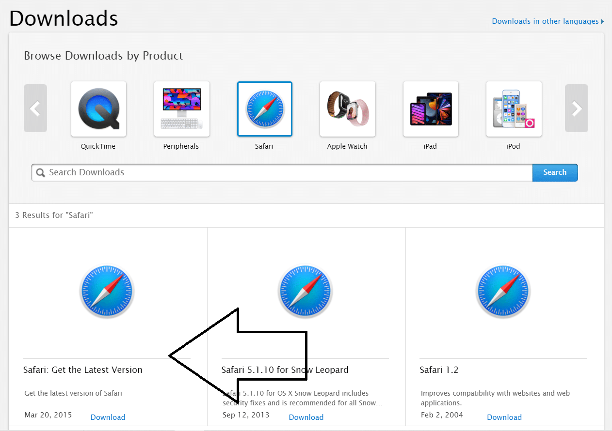 download safari windows