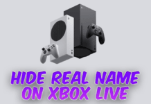 HIDE REAL NAME ON XBOX