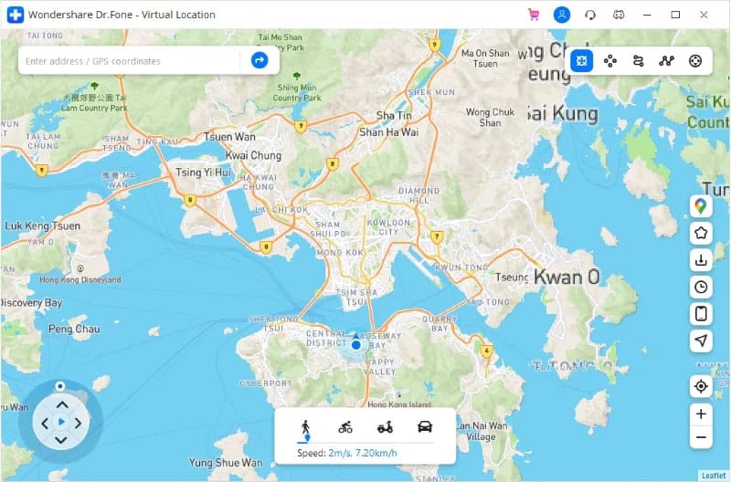 Dr.Fone Virtual Location
