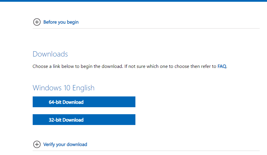 Download Windows 10 ISO