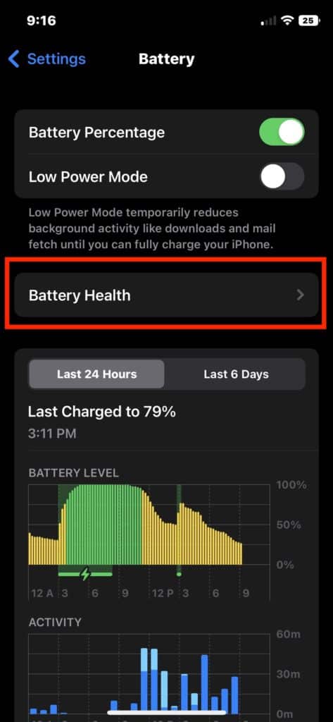 Battery Health