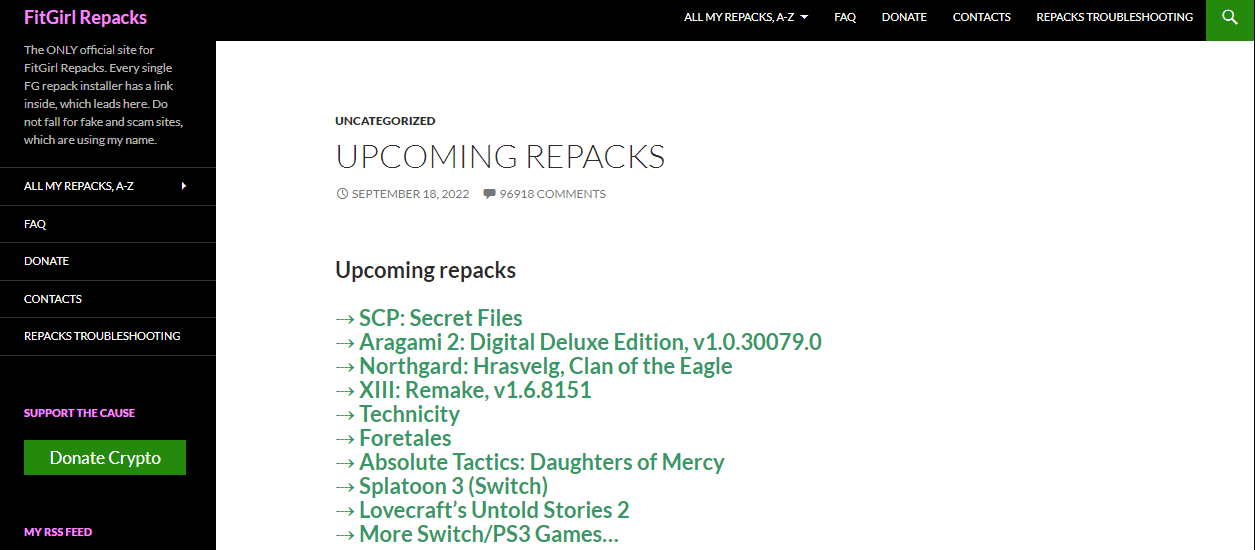 The List of Best PC Repack Games Sites