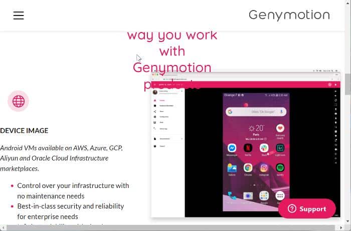 Genymotion - powerful Bluestacks alternative